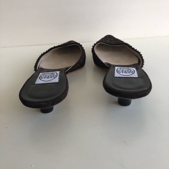 Emma Hope Brown Suede Slide Mule - Picture 6 of 8